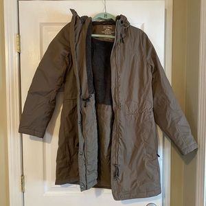 LL Bean Coffee colored Winter Jacket